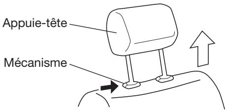 LENCO MES-205 - Installation du support d'appuie-tete avec l'ecran - 2