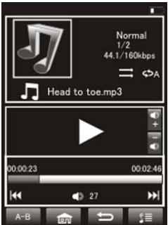 LENCO XEMIO-950 - Interface du lecteur audio - 1