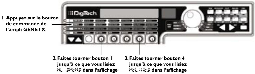 DIGITECH GNX3000 - Sélection des modèles pour les canaux de preset - 1