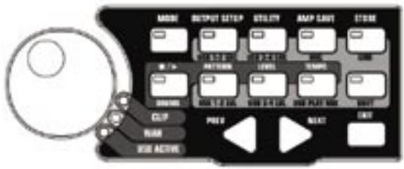 DIGITECH GNX3000 - Tableau de commande et réglage pour l'enregistrement - 1