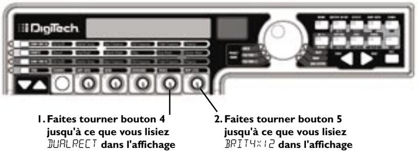 DIGITECH GNX3000 - Sélectionner l'Enceinte et l'Ampli du Canal 2 - 1