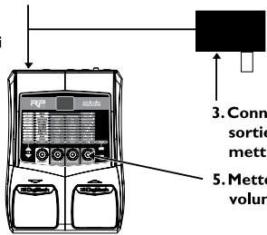 DIGITECH RP150 - Mettre sous tension - 2