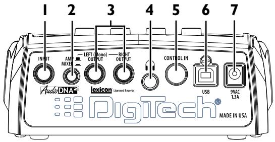 DIGITECH RP150 - La face arrête - 1