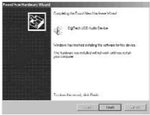DIGITECH USB INSTALL - installation des drivers USB digitech - 9