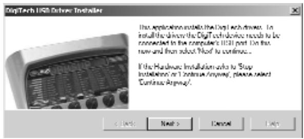 DIGITECH USB INSTALL - installation des drivers USB digitech - 1