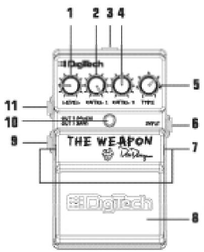 DIGITECH WEAPON - Éléments fournis - 1
