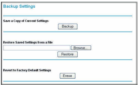 NETGEAR DGND3300V2 - Managing the Configuration File - 1