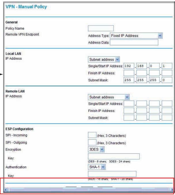 NETGEAR DGND3300V2 - Using Manual Policy to Configure VPN Tunnels - 2