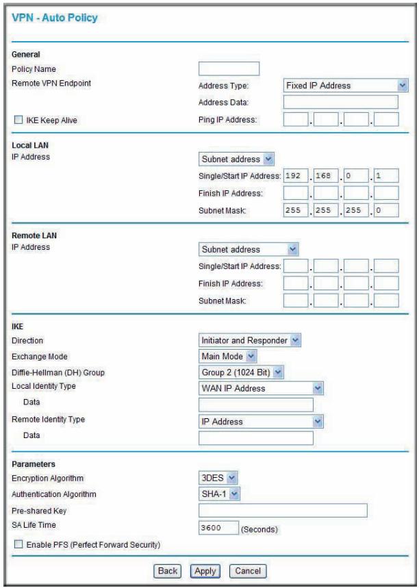 NETGEAR DGND3300V2 - To use Auto Policy: - 1