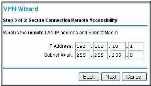 NETGEAR DGND3300V2 - To configure a client-to-gateway VPN tunnel using the VPN Wizard: - 4