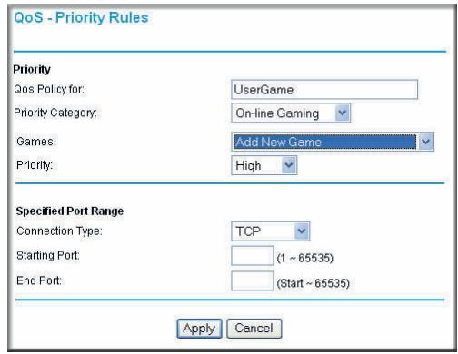 NETGEAR DGND3300V2 - QoS for Applications and Online Gaming - 5