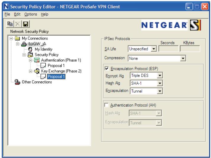 NETGEAR DGND3300V2 - Step 2: Configure the NETGEAR ProSafe VPN Client - 6