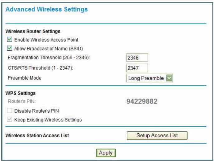 NETGEAR DGND3300V2 - Configuring Advanced WPS Settings - 1