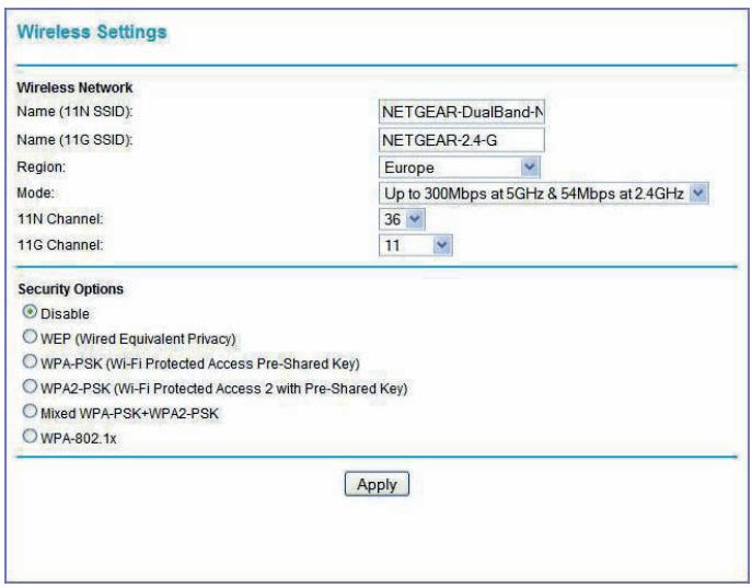 NETGEAR DGND3300V2 - To view or manually configure the wireless settings: - 1