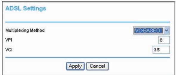 NETGEAR DGND3300V2 - Configuring ADSL Settings - 1