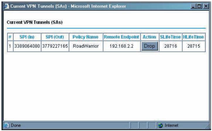 NETGEAR DGND3300V2 - Deactivating a VPN Tunnel - 3