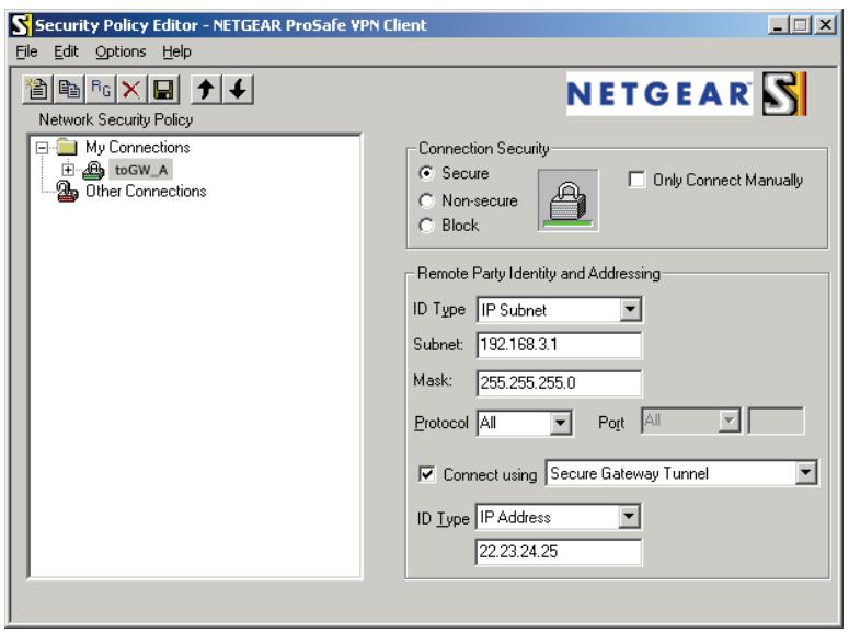 NETGEAR DGND3300V2 - Step 2: Configure Gateway B (VPN Router at Regional Office) - 3