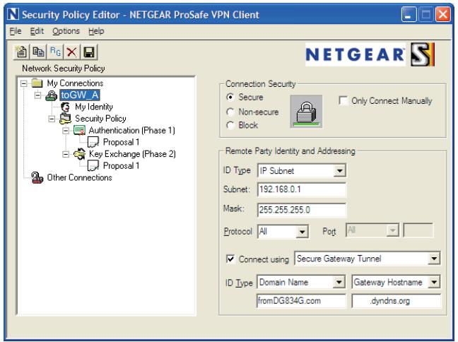 NETGEAR DGND3300V2 - Step 2: Configure Gateway B (VPN Router at Regional Office) - 2