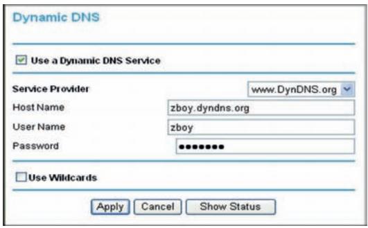 NETGEAR DGND3300V2 - To configure Dynamic DNS: - 1