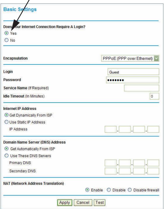 NETGEAR DGND3300V2 - To view or configure the basic settings: - 3