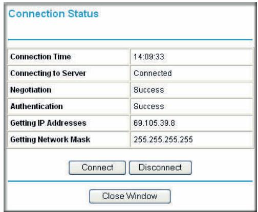 NETGEAR DGND3300V2 - Connection Status - 1