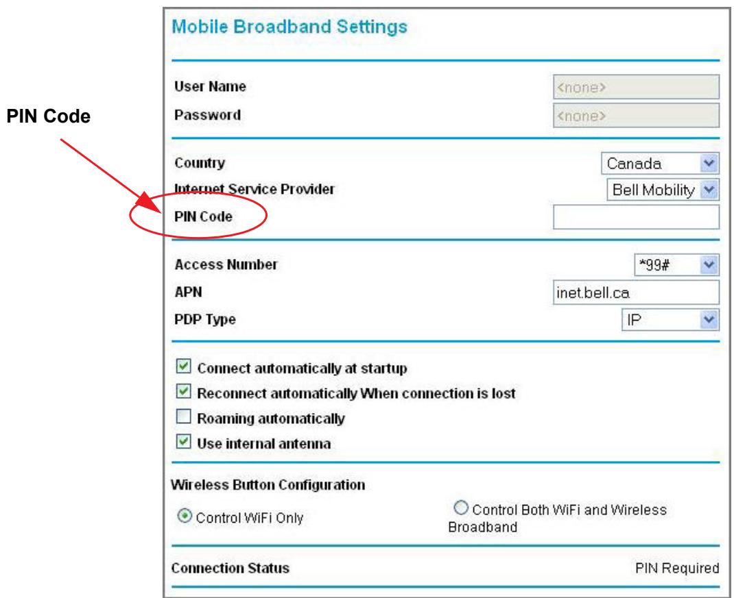 NETGEAR MBR1210 - To enter the PIN code: - 1