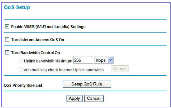 NETGEAR MBR1210 - QoS Setup - 1