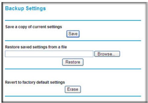NETGEAR MBR1210 - Backing Up the Configuration to a File - 1