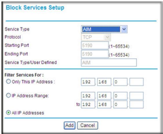 NETGEAR MBR1210 - Blocking Services - 2
