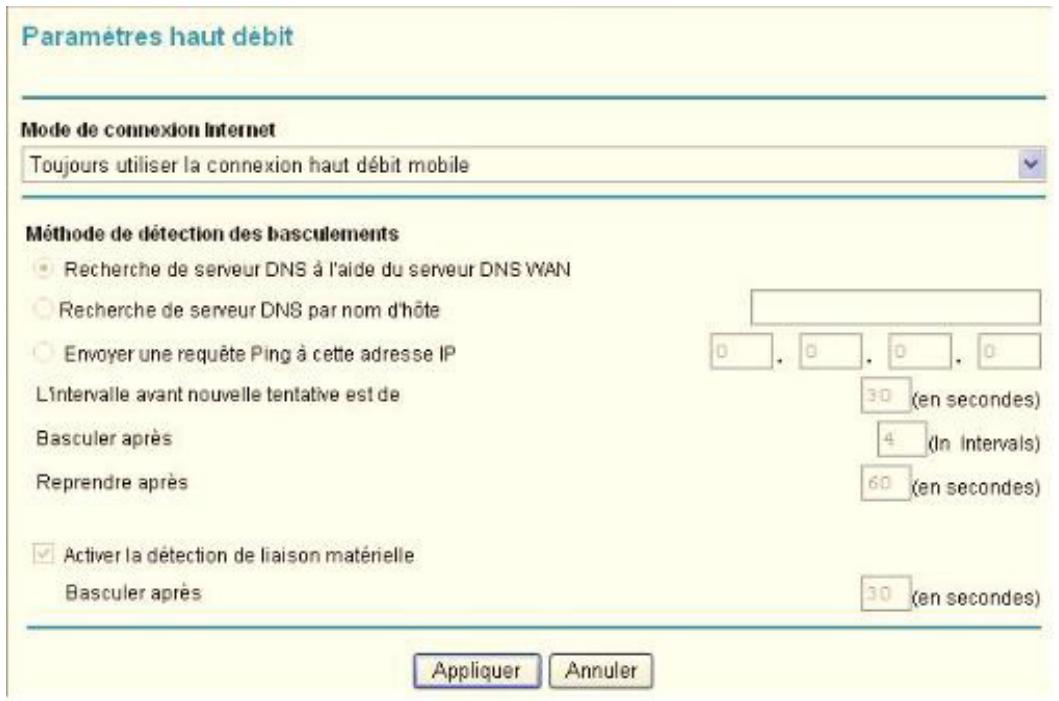 NETGEAR MBR1210 - Pour configurer manuellement vos paramètres de connexion Internet haut débit - 1