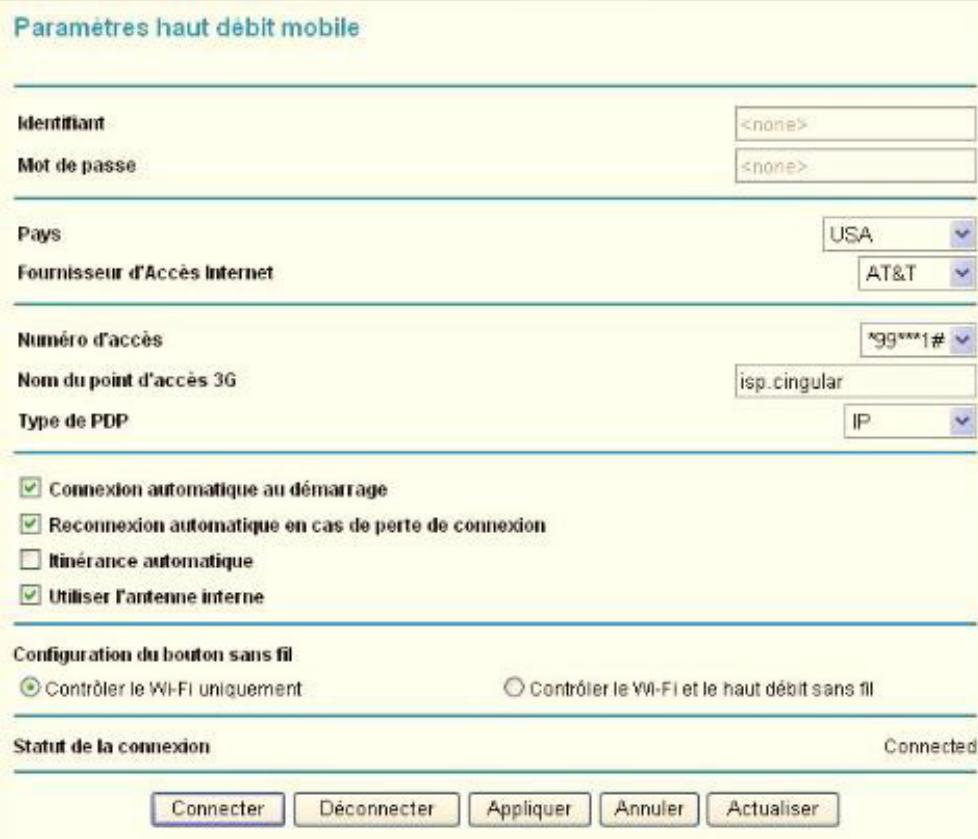 NETGEAR MBR1210 - Pour configurer manuellement vos paramètres de connexion haut débit mobile - 1