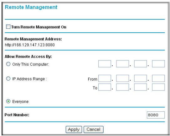 NETGEAR MBR1210 - To configure Remote Management - 1