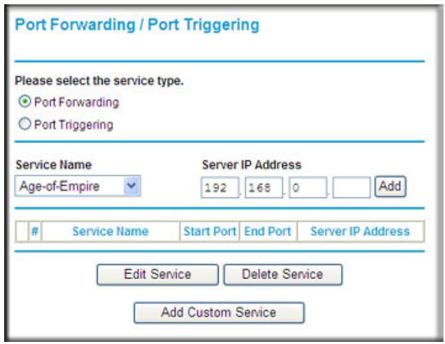 NETGEAR MBR1210 - To set up port forwarding: - 1
