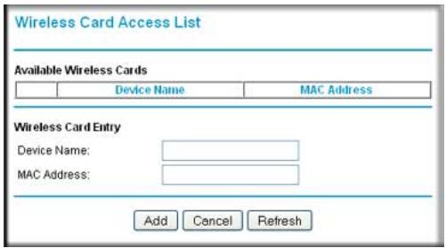 NETGEAR MBR1210 - To restrict access based on MAC addresses: - 2