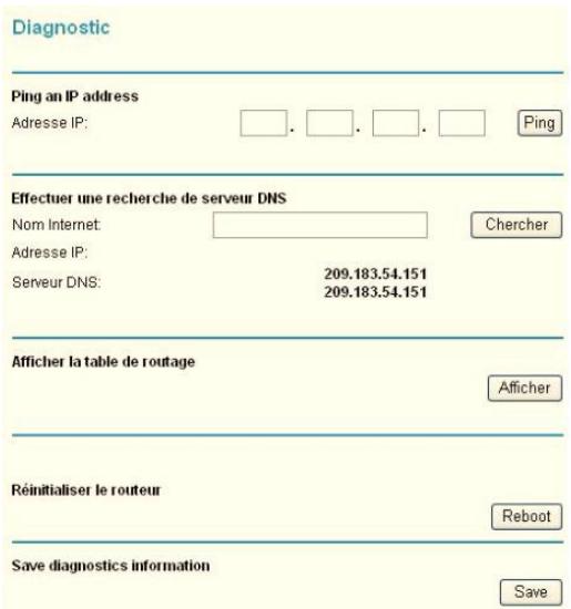 NETGEAR MBR1210 - Exécution d'utilitaires de diagnostic et redémarrage du routeur - 1