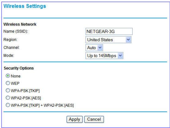 NETGEAR MBR1210 - To view or manually configure the wireless settings: - 1