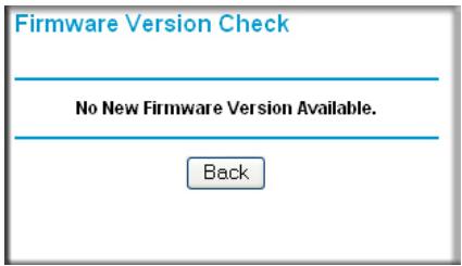 Firmware Version Check No New Firmware Version Available. Back