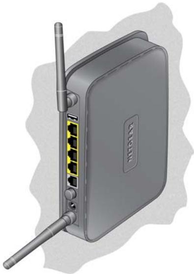 NETGEAR DGN1000 - Wall-Mounting Your Modem Router - 4