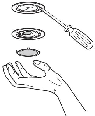 BAUKNECHT GZ9736XSS  - INSTALLATION INSTRUCTION - Replacing a Halogen Lamp - 1