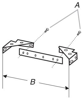 BAUKNECHT GZ9736XSS  - INSTALLATION INSTRUCTION - Install Flue Mounting Bracket - 1