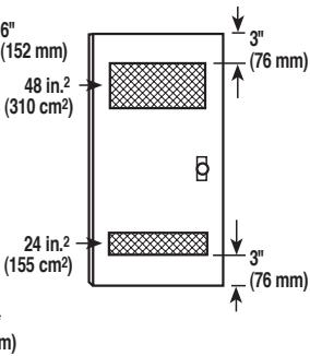 BAUKNECHT WET3300SQ - INSTALLATION INSTRUCTION - Installation spacing for recessed area or closet installation - 3