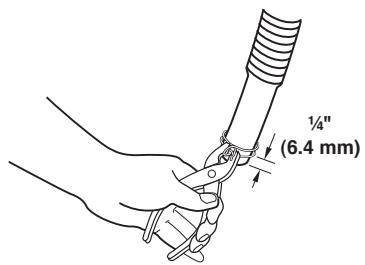 BAUKNECHT WET3300SQ - INSTALLATION INSTRUCTION - Connect the Drain Hose - 1