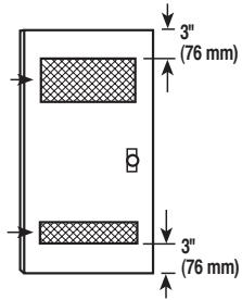 BAUKNECHT WET3300SQ  - INSTALLATION INSTRUCTION - Espacement minimum pour une installation dans un encastrement ou dans un placard - 1