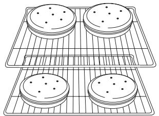 BAUKNECHT WFG381LVS - Baking Layer Cakes on 2 Racks - 1