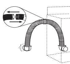 BAUKNECHT WGD7800XW - INSTALLATION INSTRUCTION - Autres installations où le dégagement est réduit - 1