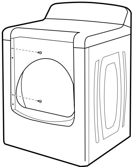 BAUKNECHT WGD7800XW - INSTALLATION INSTRUCTION - Réinstallation de la porte - 3