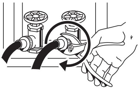 BAUKNECHT WGD7800XW  - INSTALLATION INSTRUCTION - CONNECT INLET HOSE (STEAM MODELS) - 1