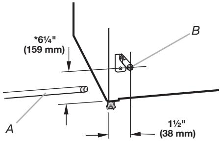 *6½"(159 mm) A B 1½"(38 mm)