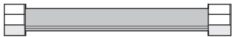 BAUKNECHT G7CG3665XS  - INSTALLATION - Raccord métallique flexible : - 1