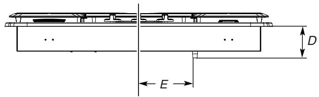 BAUKNECHT G7CG3665XS  - INSTALLATION - Dimensions du produit - 3